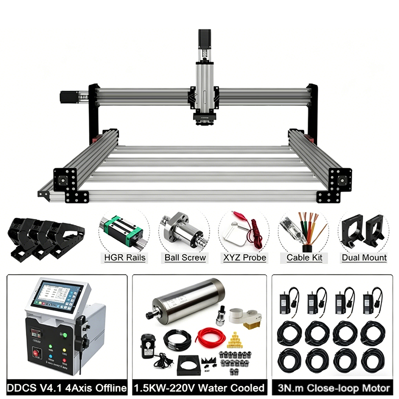 Ddcs V4.1 4 Axis Cnc Offline Controller - DDCS V4.1 4-Axis Offline Control System