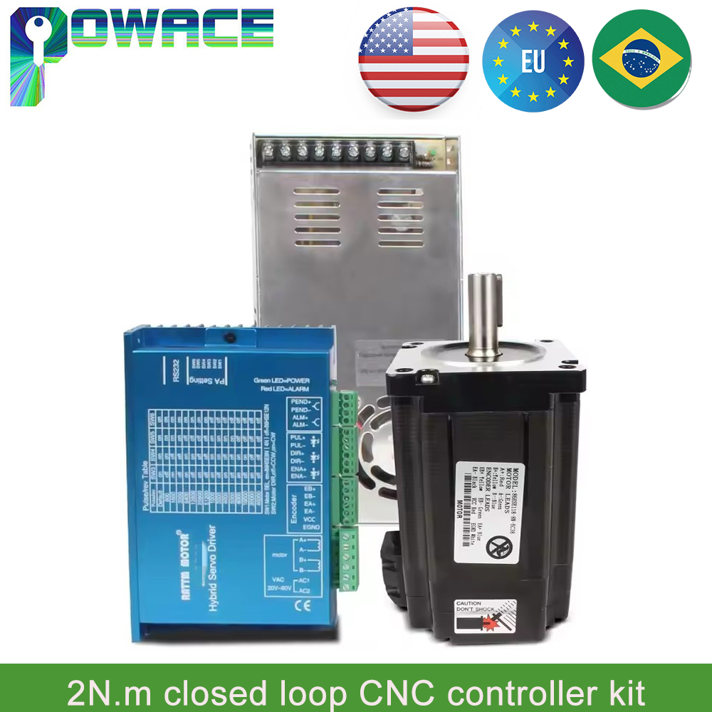 Nema 23 Closed Loop Stepper Motor Driver Kit - 【EU】 2N.m Nema23 Closed Loop Servo