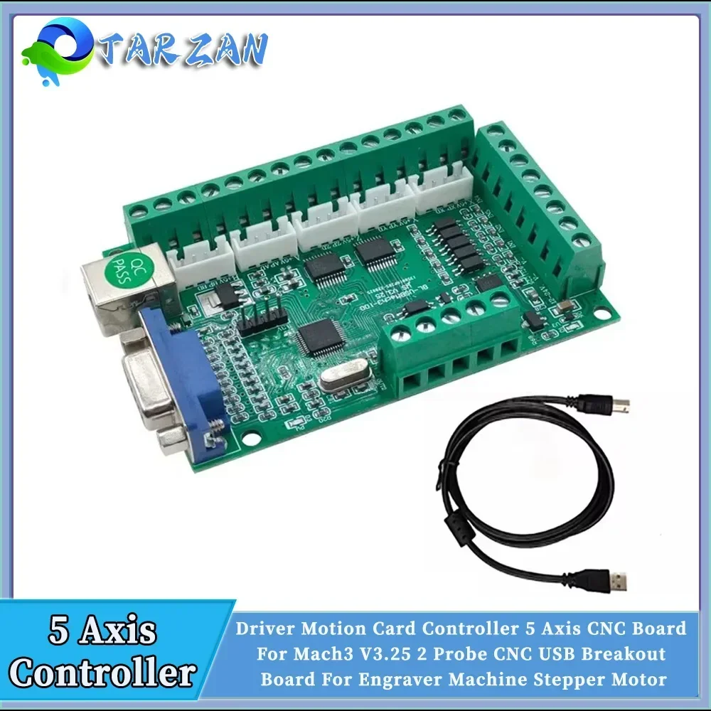 5 Axis Cnc Breakout Board Interface Mach3 - CNC 5 Axis Mach3 Interface Board