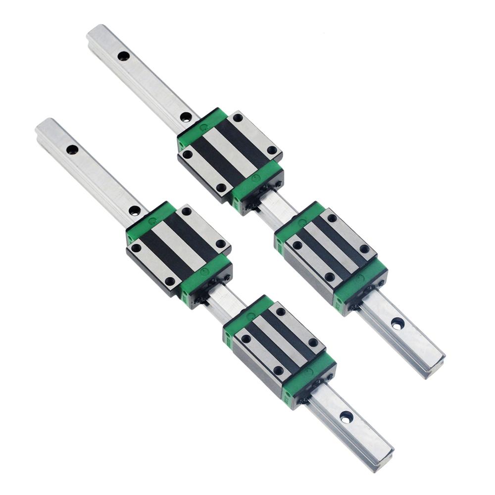 Hgr20 Linear Guide Rail Ballscrew Set - 6‑Set CNC Kit HGR20 Linear Guide