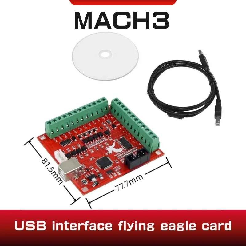 Mach3 Usb Cnc Controller 4 Axis 100Khz - 1PC MACH3 CNC USB 100Khz Breakout