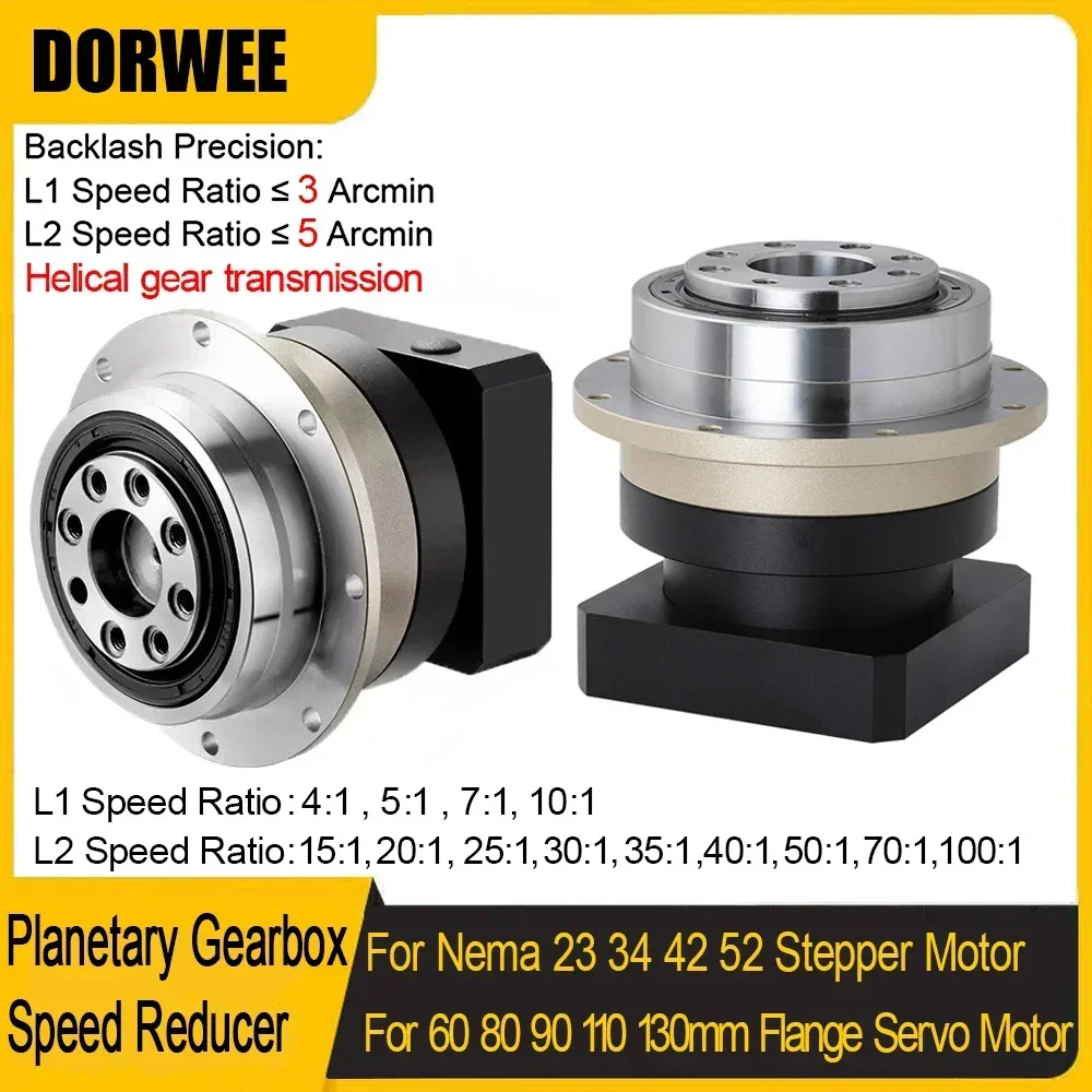 Planetary Gearbox Reducer Nema 23 34 - Planetary Gearbox High Precision Helical Gear