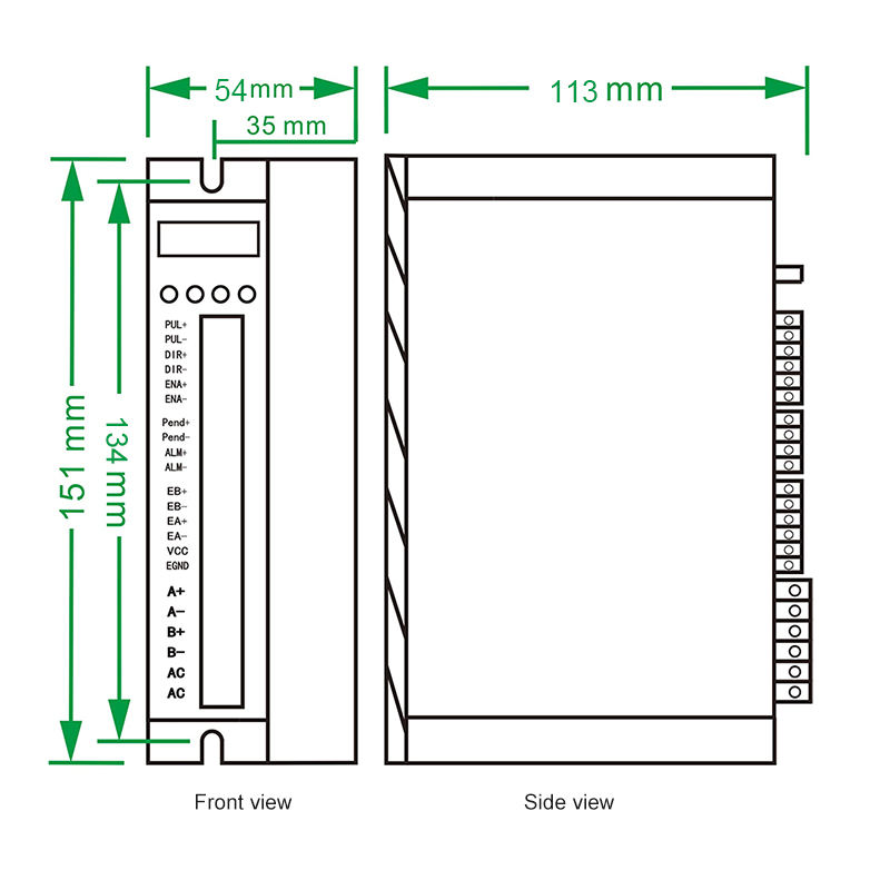 HBS860H Hybrid Servo Driver AC - Hybrid Servo Driver Nema 34 8.5Nm 评论和价格