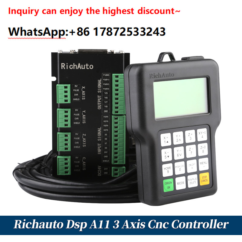 Dsp A11 Richauto 3-axis Cnc ro - Richauto A11 Dsp Controller 3 Axis 评论和价格