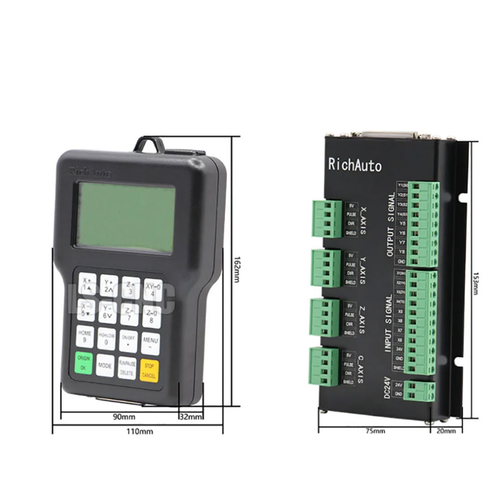 Richauto A11 3-axis Dsp Engrav - Richauto A11 Dsp Controller 3 Axis 评论和价格