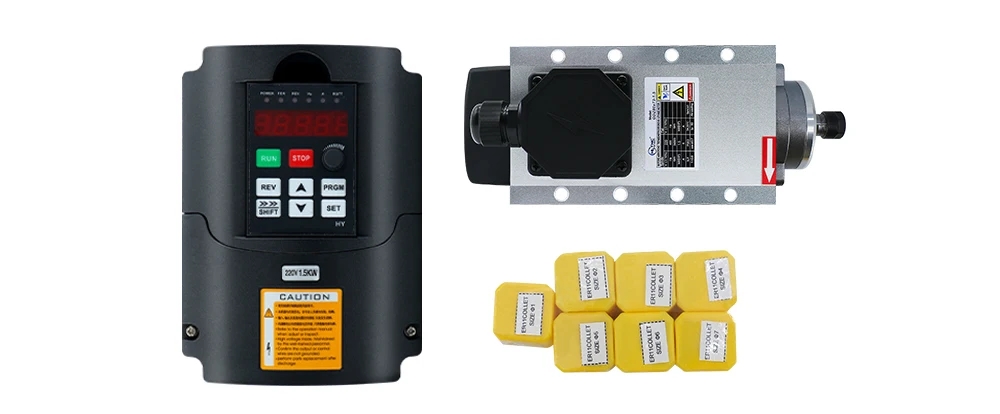HLTNC 1.5kw Flash air Cooled S - Air Cooled 1.5Kw Spindle Motor Inverter 110V 评论和价格