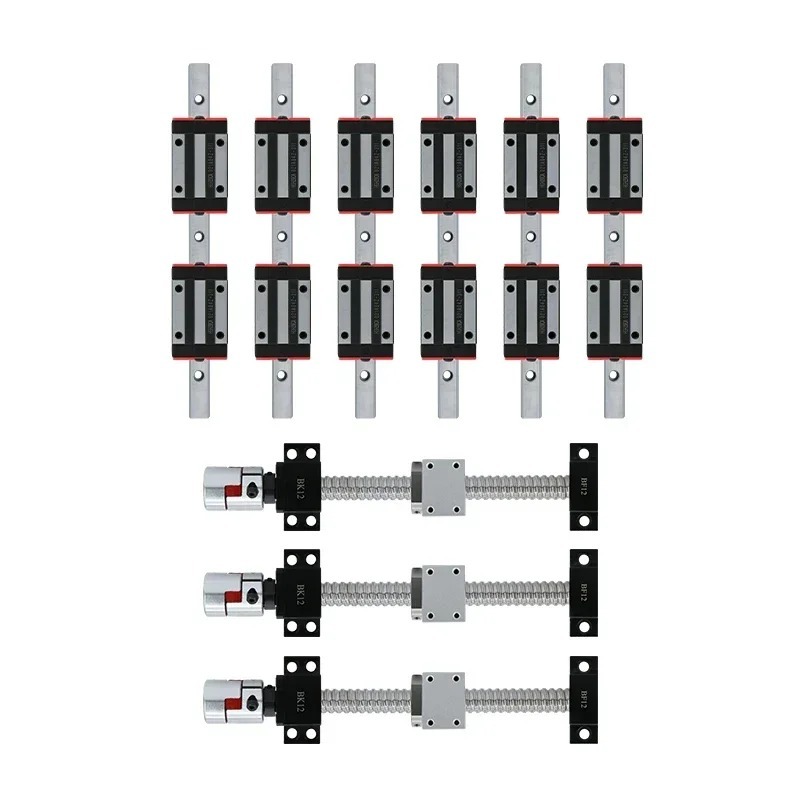 linear rails linear guides 2pc - Hgr20 Linear Guide Rail Ballscrew Set 评论和价格