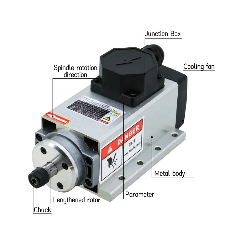 Milling Machine Spindle Motor  - Er20 Collet Chuck Spindle Motor 220V 评论和价格