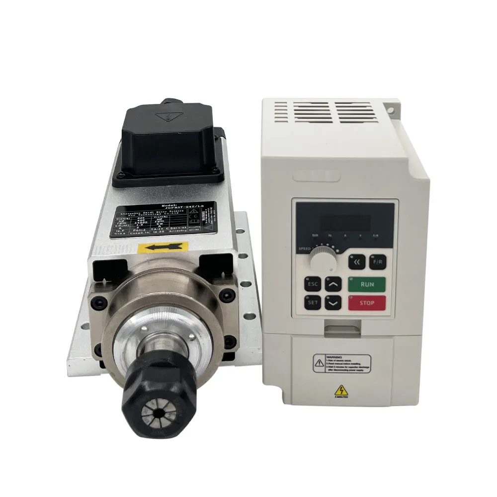 1.5KW ER11/ER20 110V/220V CNC  - Air Cooled 1.5Kw Spindle Motor Inverter 110V 评论和价格