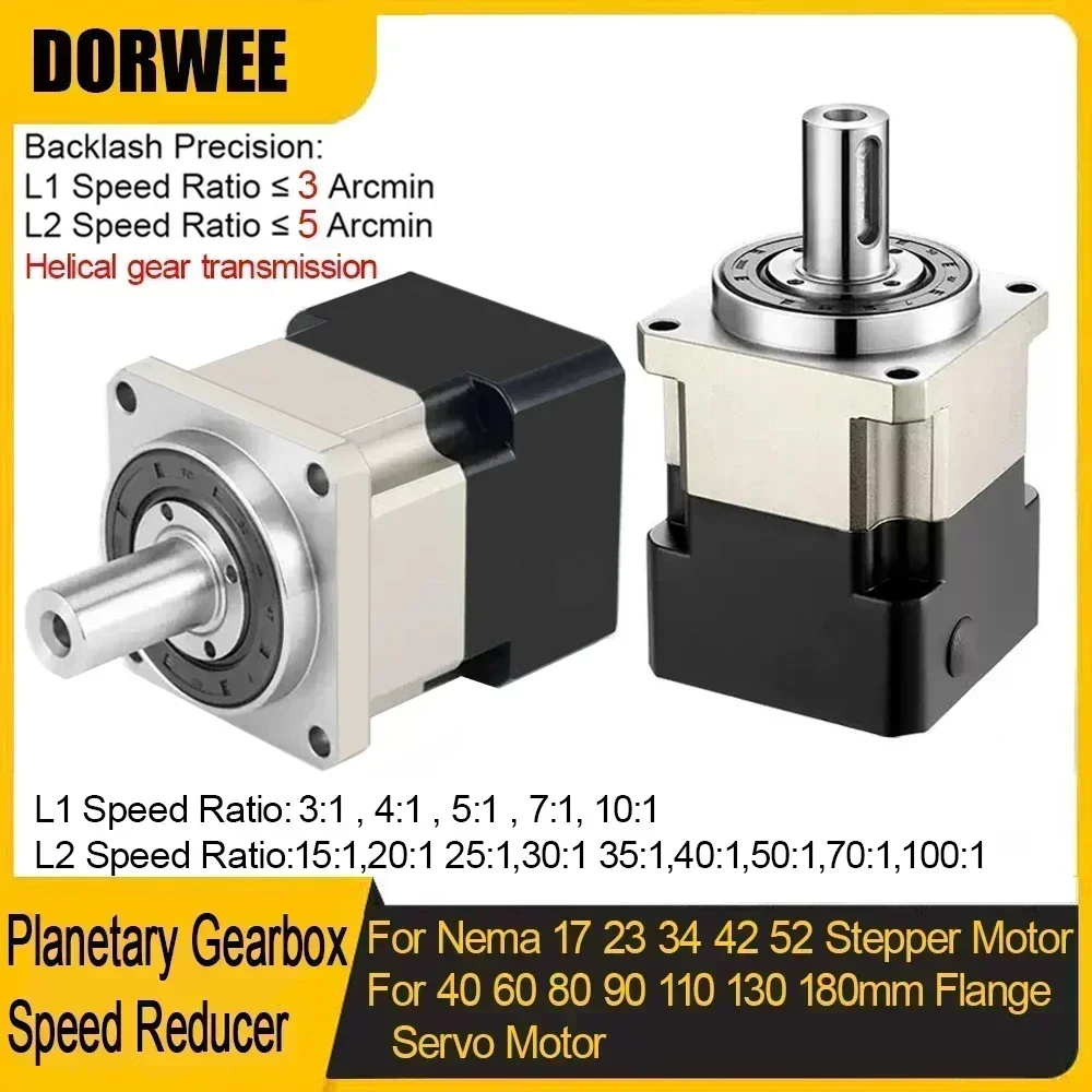 Helical Gear Reducer Gearbox F - Planetary Gearbox Reducer Nema 23 34 评论和价格