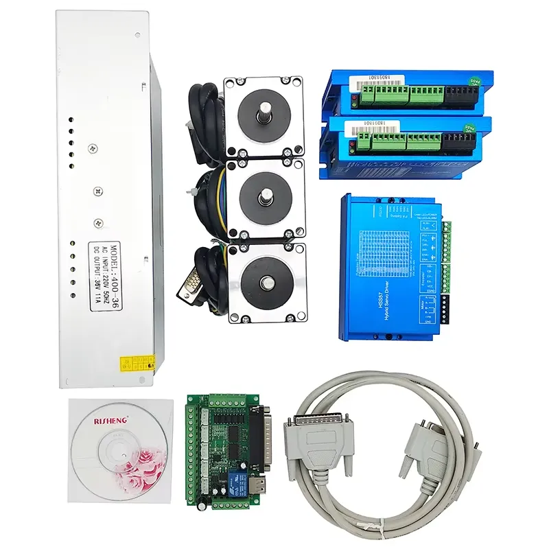 3 Axis 2N.m Nema23 CNC Kit Ser - Nema 23 Closed Loop Stepper Motor Driver Kit 评论和价格
