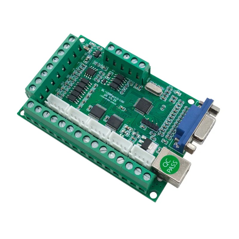 1pcs Driver board  breakout bo - 5 Axis Cnc Breakout Board Interface Mach3 评论和价格