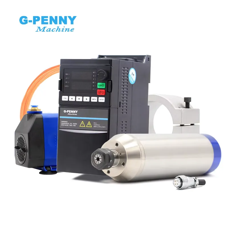 G-Penny 2.2kw ER20 D80 12000rp - 2.2Kw Water Cooled Spindle Kit Vfd 评论和价格