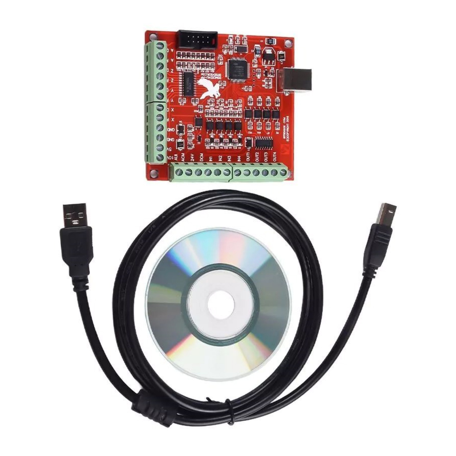 USB CNC 4-Axis Motion Control  - Mach3 Usb Cnc Controller 4 Axis 100Khz 评论和价格