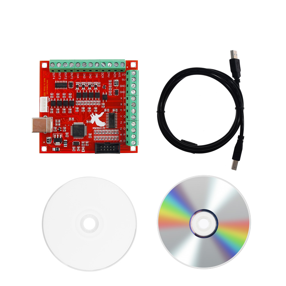 Breakout Board CNC USB MACH3 4 - Mach3 Usb Cnc Controller 4 Axis 100Khz 评论和价格
