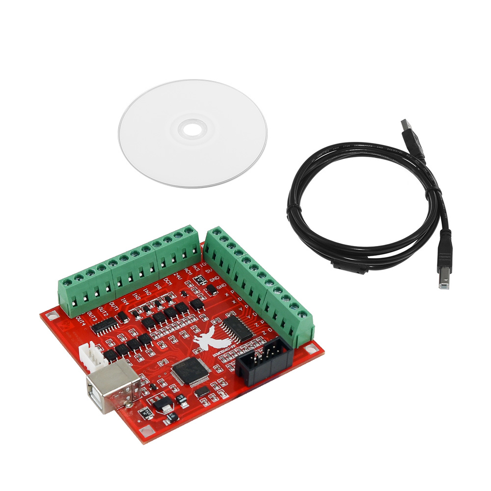 Breakout Board CNC USB MACH3 4 - Mach3 Usb Cnc Controller 4 Axis 100Khz 评论和价格