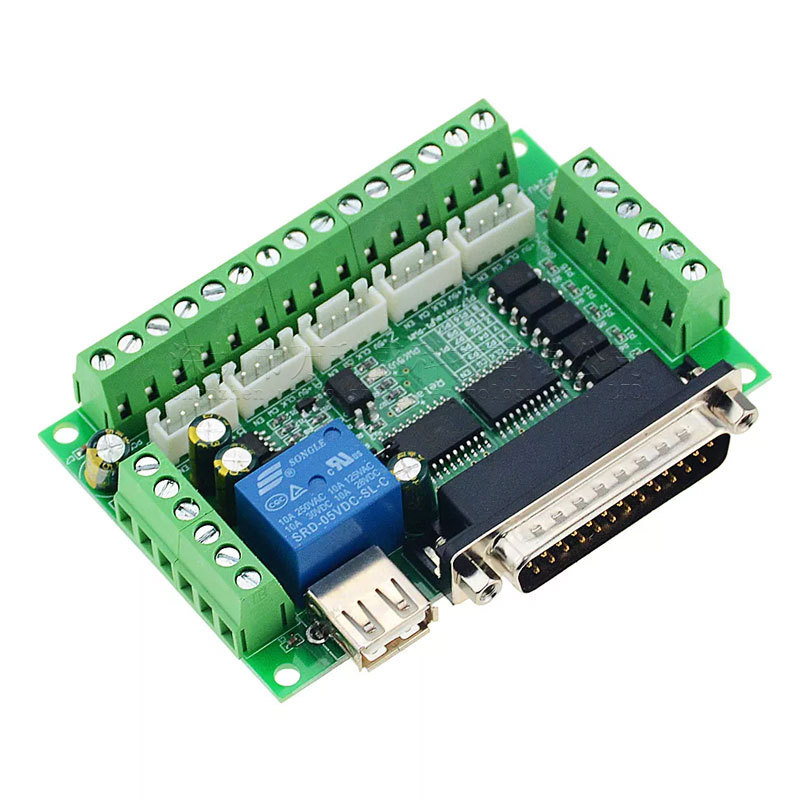 5 Axis CNC Interface Adapter B - 5 Axis Cnc Breakout Board Interface Mach3 评论和价格