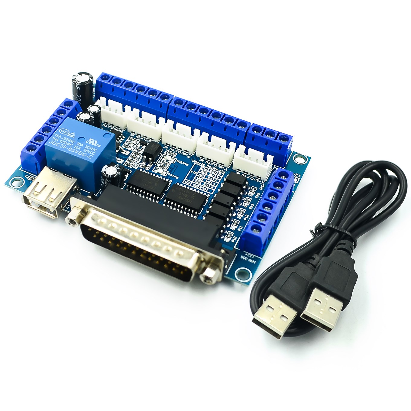 Upgraded 5 Axis CNC Interface  - 5 Axis Cnc Breakout Board Interface Mach3 评论和价格
