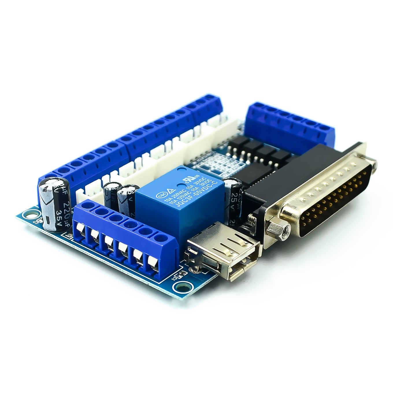 Upgraded 5 Axis CNC Interface  - 5 Axis Cnc Breakout Board Interface Mach3 评论和价格
