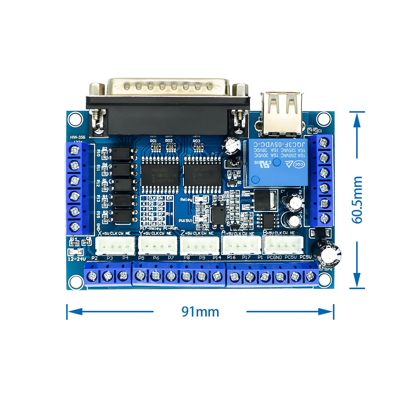 Upgraded 5 Axis CNC Interface  - 5 Axis Cnc Breakout Board Interface Mach3 评论和价格
